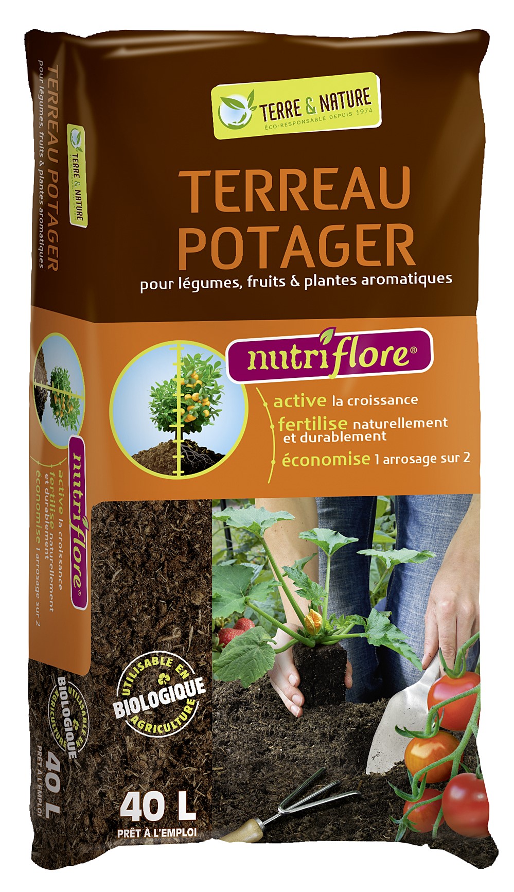 Terreau potager 40 litres